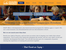 Tablet Screenshot of draytonpreschool.org